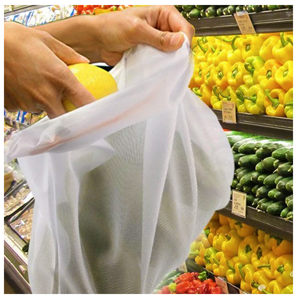 Fruits & vegetables reusable mesh bags